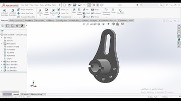 Solidworks tutorial for beginners #65 |Slotted guide|