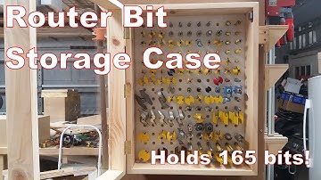 Router Bit Storage Case