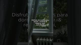 Lluvia Suave en la Ventana para Dormir 🌧️ #audiorelax #dormirinstantáneamente #sleepmusic