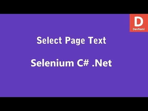 Selenium C# Select All Text