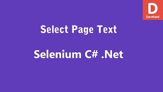Selenium C# Select All Text