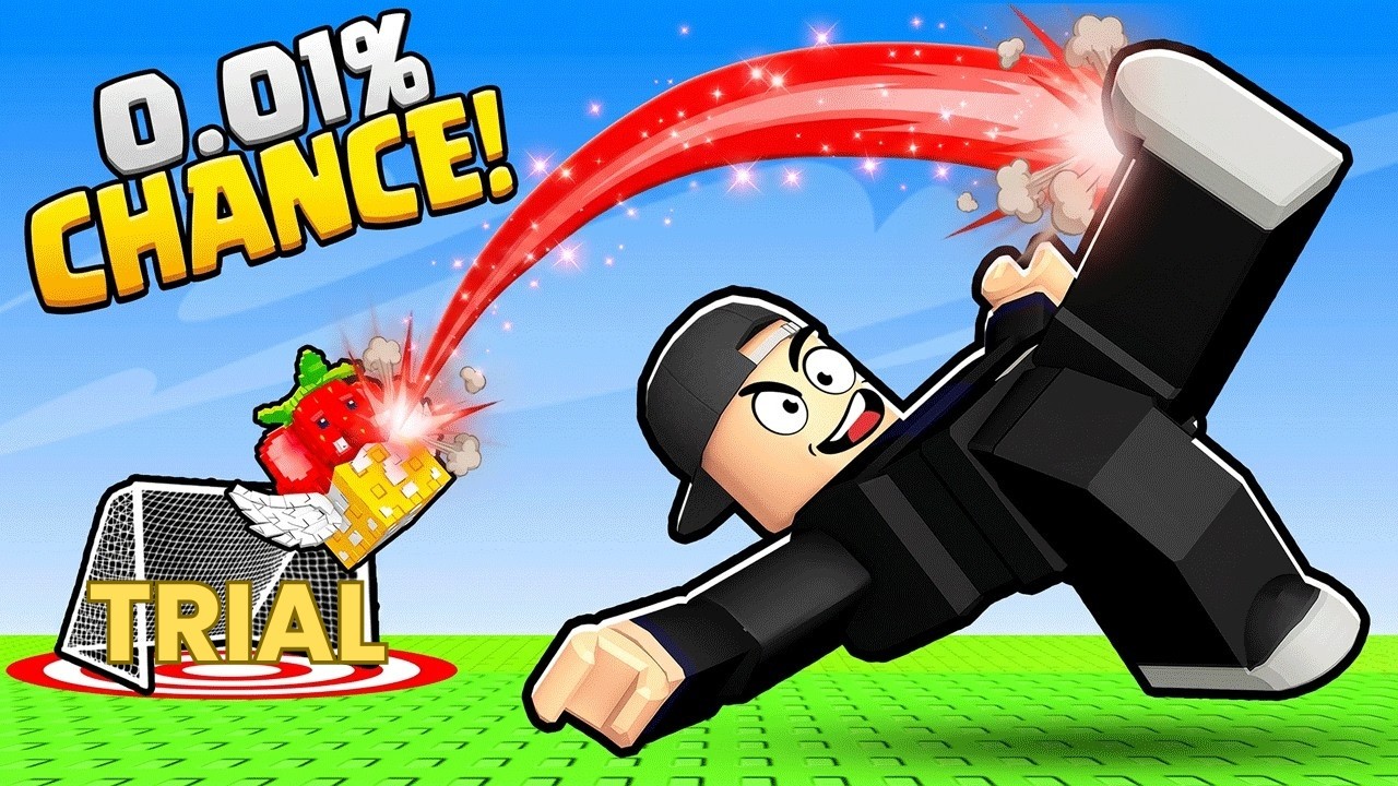 Trial – I Became a 0.01 Player in Roblox Kick a Lucky Block - SSundee