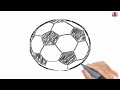 How to draw a soccer ball drawing by ucidraw