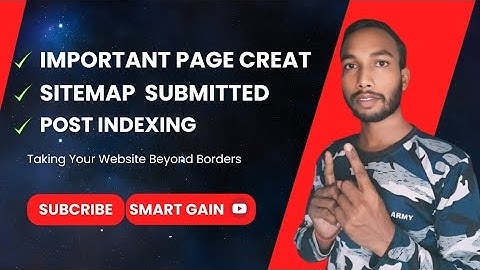 How to creat Important Pages for blogger & wordpress | Website ke liye Important pages kaise banaye