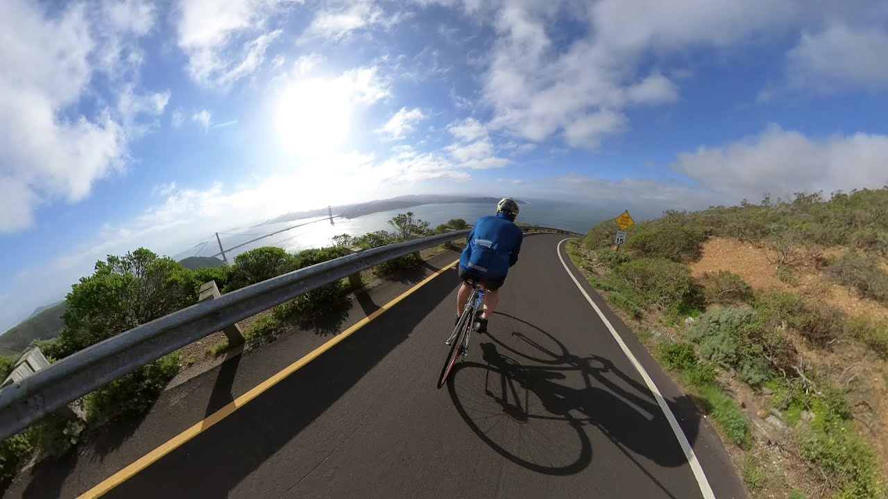 Scenic bicycle ride along the coast of San Francisco. - YouTube