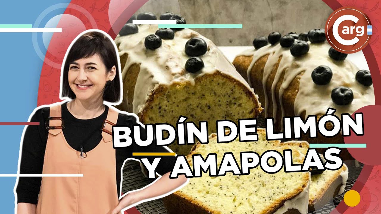 BUDÍN DE LIMÓN Y AMAPOLAS