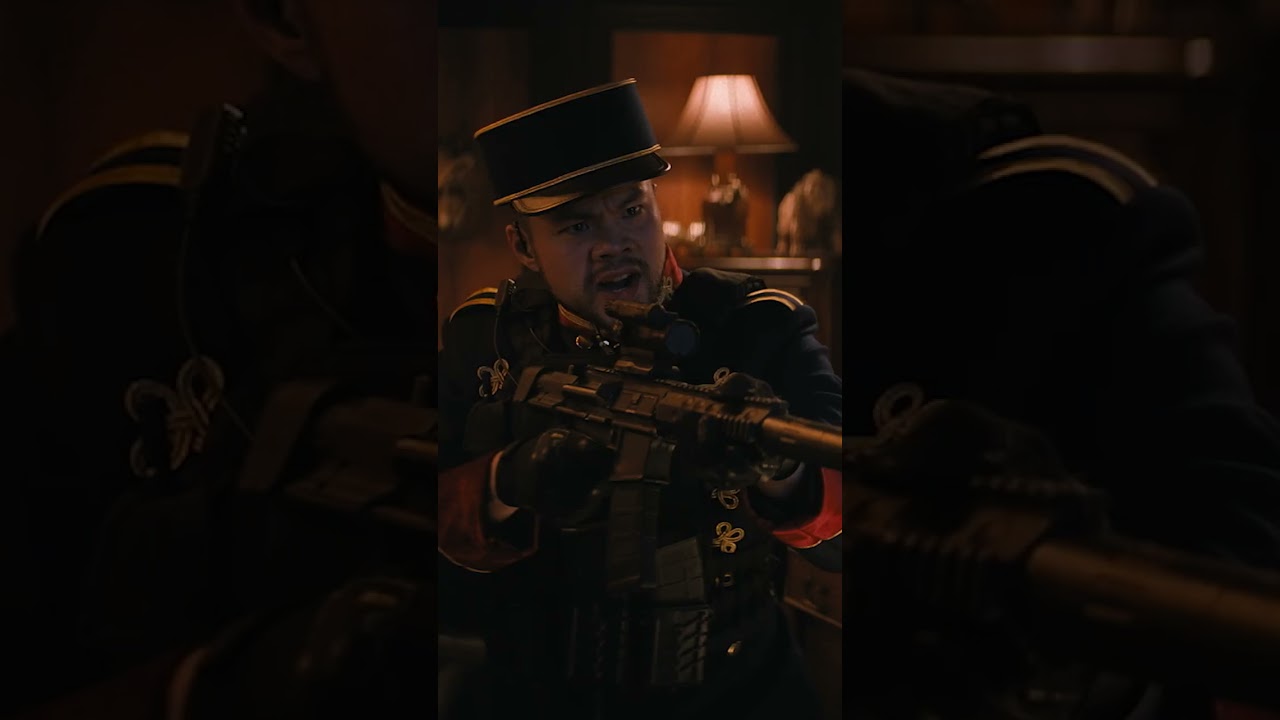 santa gets caught hiding (violent night) | 