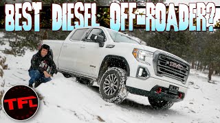 OffRoaded In The Snow! How Does The GMC Sierra AT4 Diesel Handle The Mountains In The Winter?