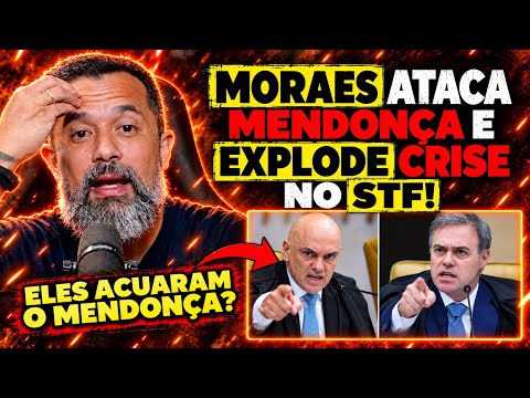 IS IT OVER? MORAES EXPLODES and ATTACKS MENDONÇA LIVE at the STF? - Fala Glauber