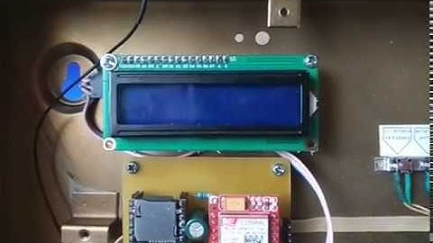 GSM сигнализация для гаража на SIM800L