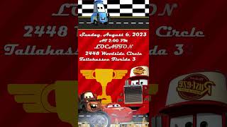 Cars Birthday Invitation, Lightning McQueen Invitation