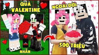 REDHOOD TẶNG MỀU QUÀ LỄ TÌNH YÊU VALENTINE BẰNG NHẪN KIM CƯƠNG 500 TRIỆU TRONG MINECRAFT VÀ ĐỜI THỰC
