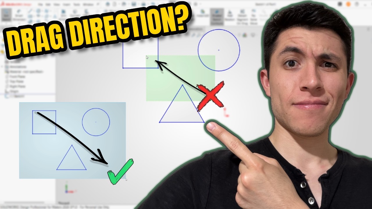 SOLIDWORKS Box Select: The Selection Trick Beginners Miss - YouTube