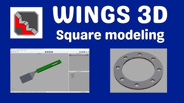 Wings 3D square modeling