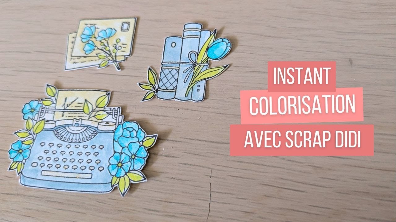 Instant COLORISATION de tamponnages avec 