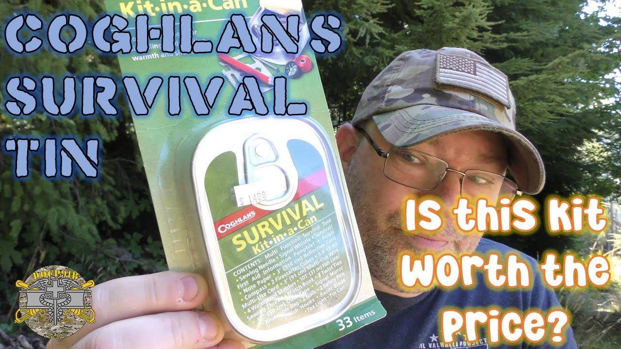 Coghlan's Survival Kit in a Can - Survival in a Sardine Tin!