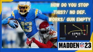 🔥How do you stop this?/ No defense works/ Empty base flex./ Madden 23