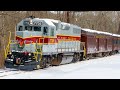[4K] Merry Christmas! Santa&#39;s Express on the West Chester Railroad