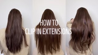 How to: Clip In Extensions einsetzen & stylen - Elegance Hair