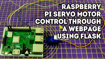 Raspberry Pi Servo Motor Control through a Webpage using Flask