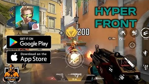 Hyper Front Gameplay (Valorant Mobile Clone) | Download Now! | Android & IOS | MAXSTREAK GAMING