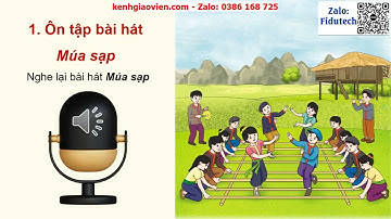 Giáo án powerpoint CĐ4 - tiết 2: Ôn tập bài hát Múa sạp. Đọc nhạc...| GA điện tử âm nhạc 3 cánh diều