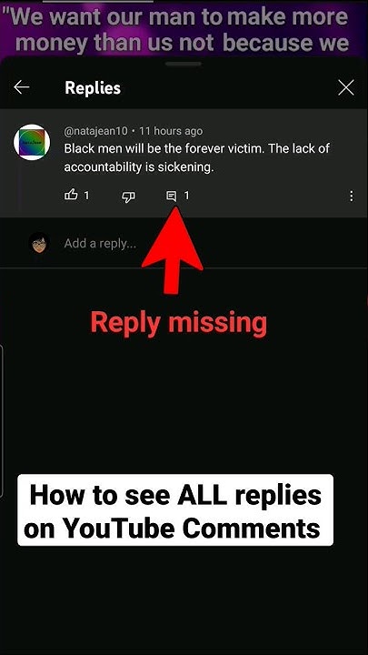 YouTube Replies Not Showing Up | QUICK FIX - YouTube