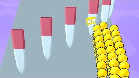 Runner Pusher - All Levels Gameplay Android, iOS