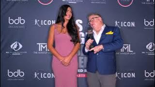 Model Lydia Guajardo walking for NKN NEKANE @artheartsfashion LAFW