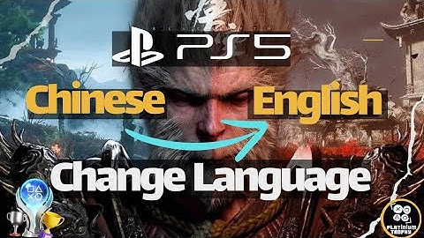 How to Change Language from Chinese to English in Black Myth: Wukong on PS5 | Easy Guide 100%