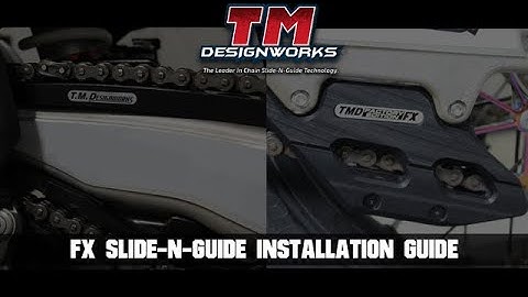 How to Install / Feature & Benefit: TM Designworks 2024 KTM FX Slide-N-Guide Kit