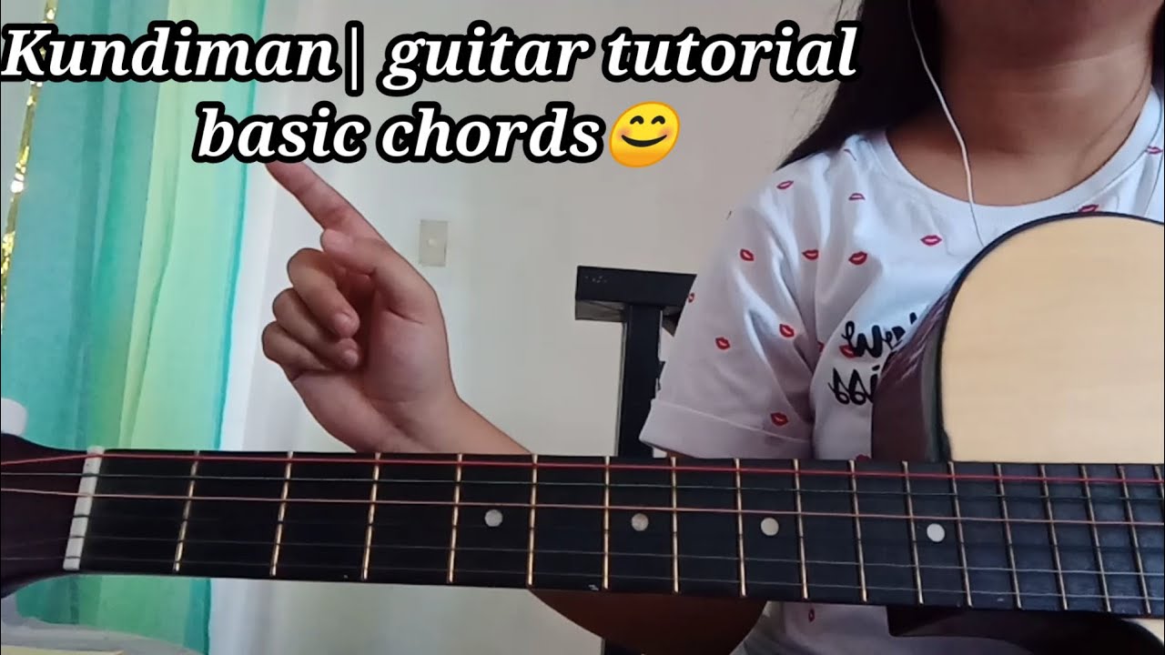 Kundiman basic guitar tutorial 😊 easy chords YouTube