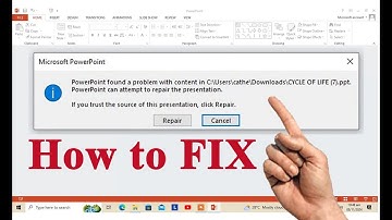 How to solve: PowerPoint found a problem with content in pptx | 2024