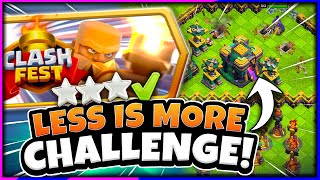 Easily 3 Star the Less is More Challenge (Clash of Clans)