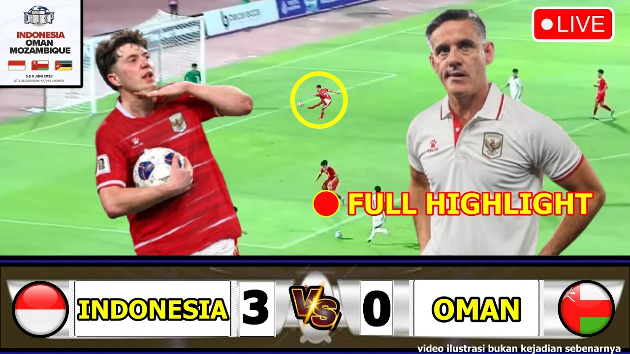 🔴 LIVE SEDANG BERLANGSUNG 🔵 TIMNAS INDONESIA VS OMAN I FRENDLY MATCH 2026 | FIFA MATCHDAY