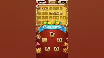 Word connect game level 183 | #Shorts | #puzzle game | #wordconnect
