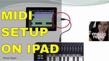 MIDI keyboard setup on iPad: Connect MIDI Keyboard Lesson 16