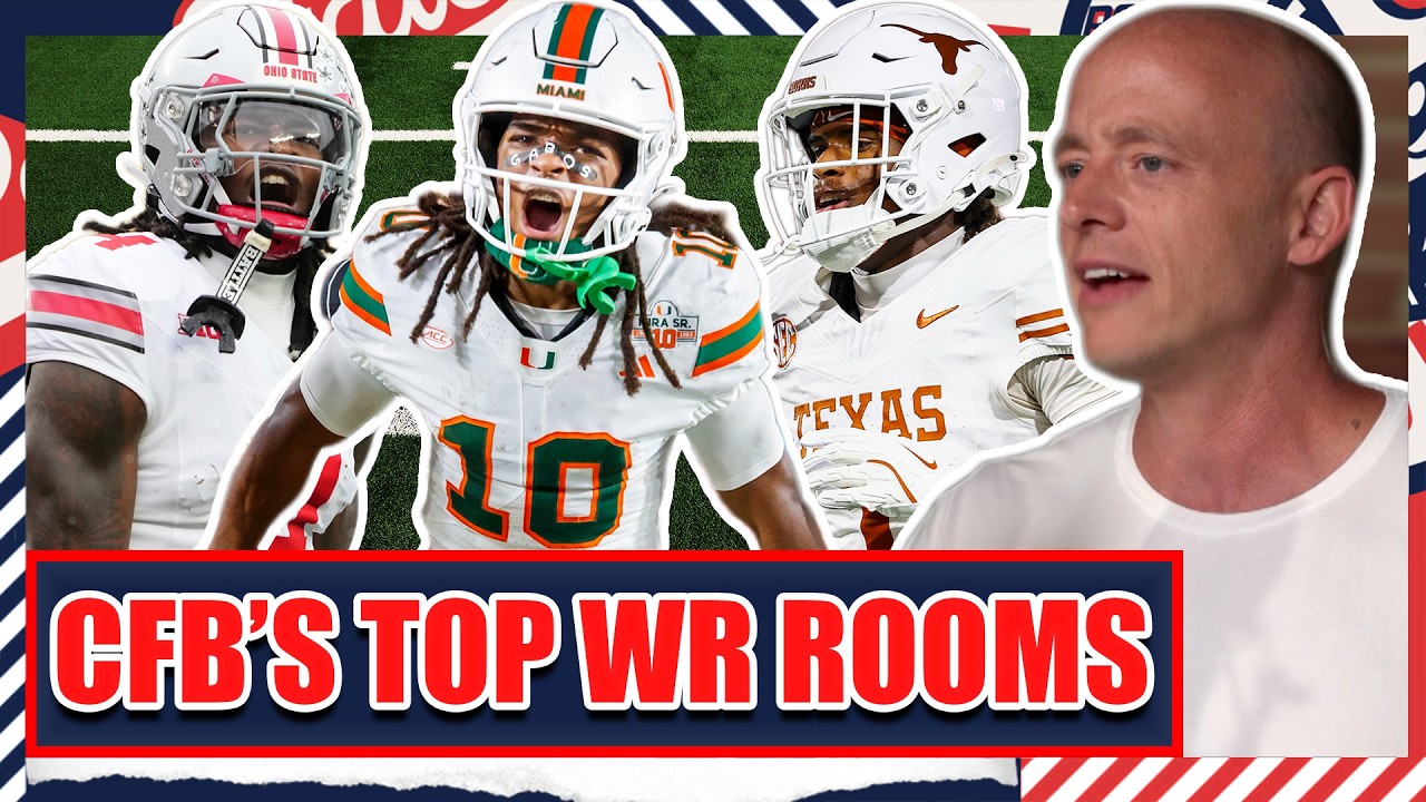 Top 5 WR Rooms In 2026 - Josh Pate's College Football Show - YouTube