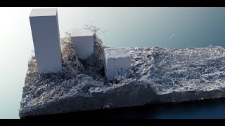 blender live | fluid simulation | flip fluid simulation | new to blender ! | blender fire