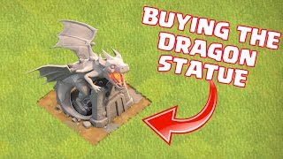 Buying New Dragon Statue in Clash of Clans | New Dragon Event |