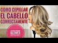 Como Secar Cepillar el Cabello Correctamente