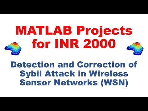 MATLAB Project - Detection and Correction of Sybill Attack in Wireless Sensor Networks (WSN)