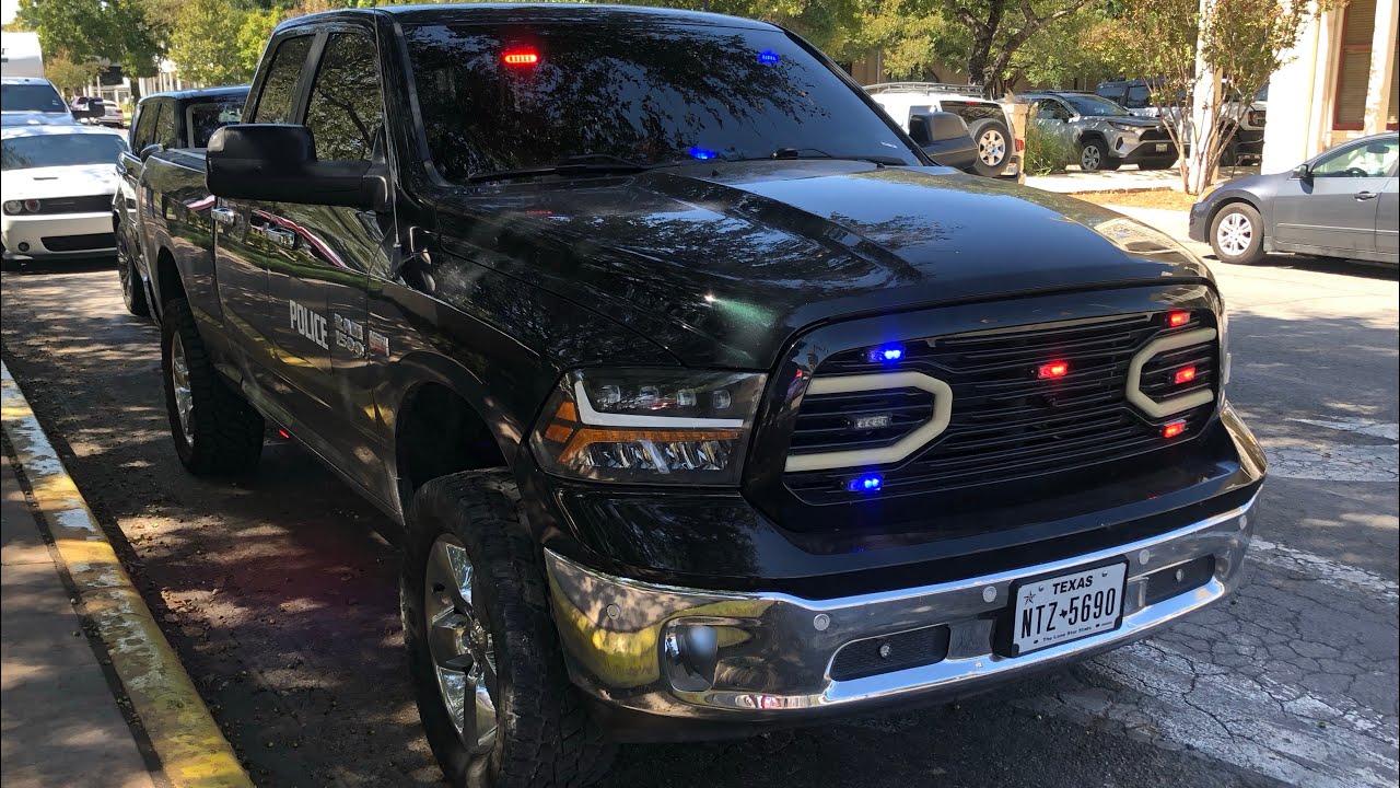 Premont Police Department Pickup Full Walk Around With Lights YouTube