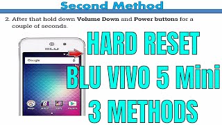Hard Reset BLU Vivo 5 Mini V05EQ