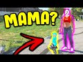 BABY FINDS MOM ON GANG SERVER 😂 (PED MODS) GTA 5 RP TROLLING