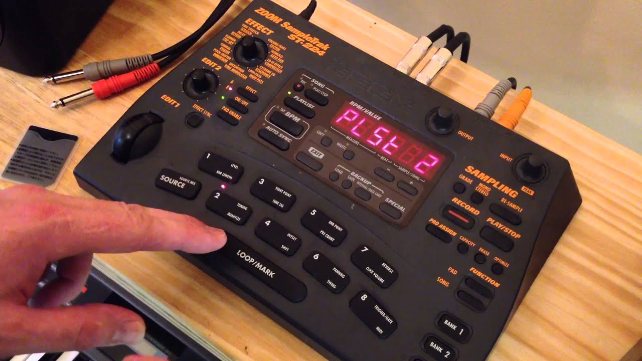 Two tracks with the Zoom Sampletrak ST-224 - Our Music - Elektronauts