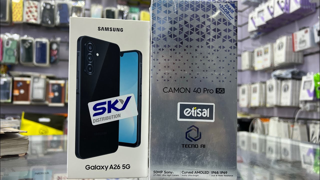 تشتري أيه أقل من ١٤ ألف | Tecno Camon 40 Pro & Galaxy A26