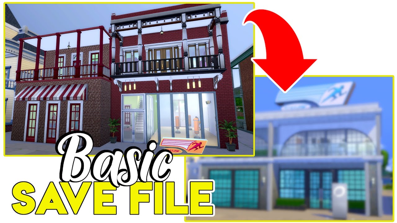 The Sims 4 Save File // Movers & Shakers Gym (Willow Creek) YouTube