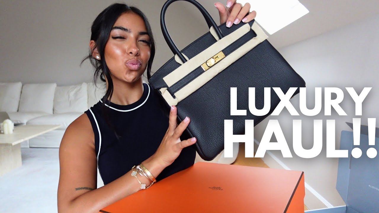 New Luxury Haul & I Got a Birkin!! | MYA MILLS
