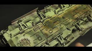 BTR-80 TRUMPETER scale 1:35 Weathering wheels&wash&oil paints (vol.2)